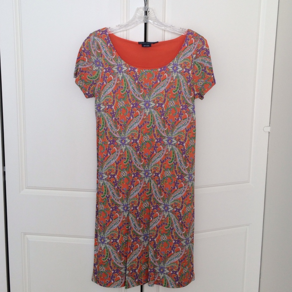 Ralph Lauren scarf print dress
